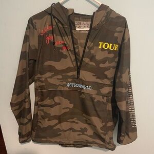 Travis Scott Astroworld Camouflage Windbreaker Jacket